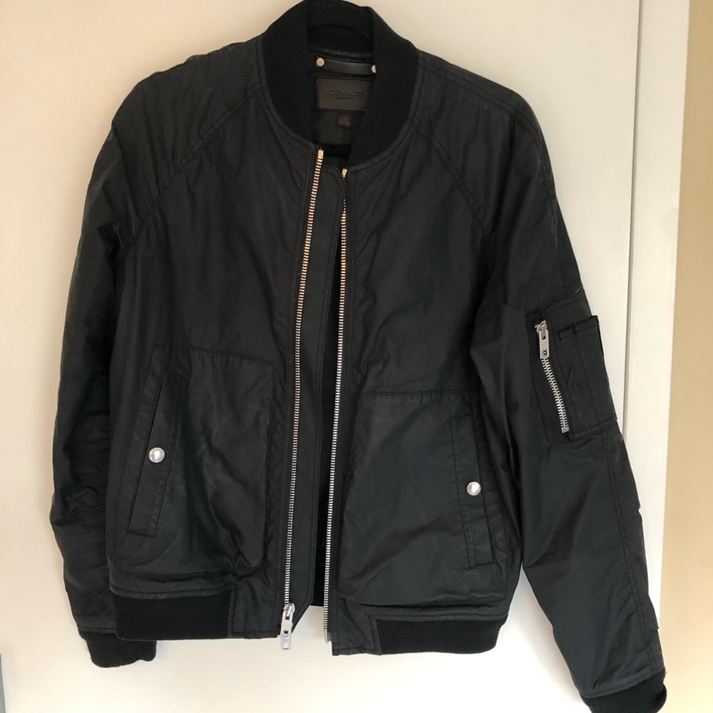 Coach navy bomber